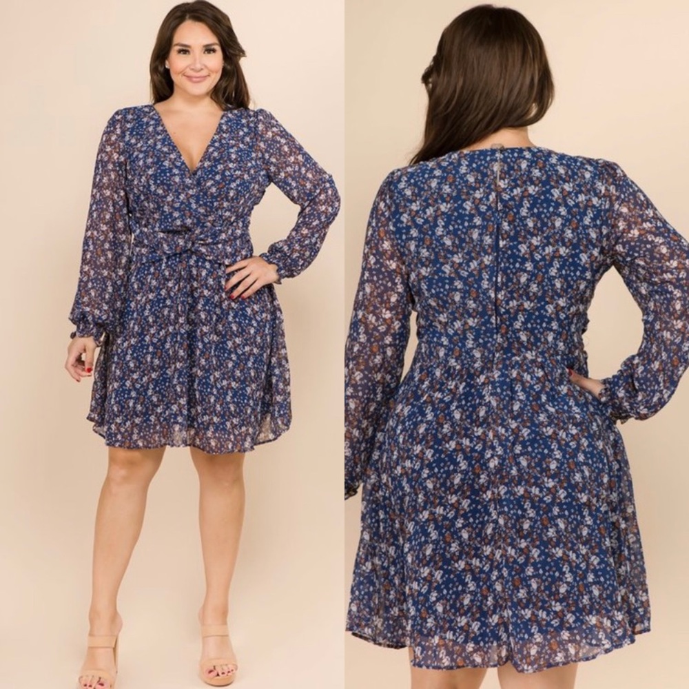 Plus Size Summer Chiffon Dress